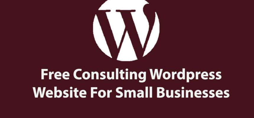 free consulting wordpress theme for small business