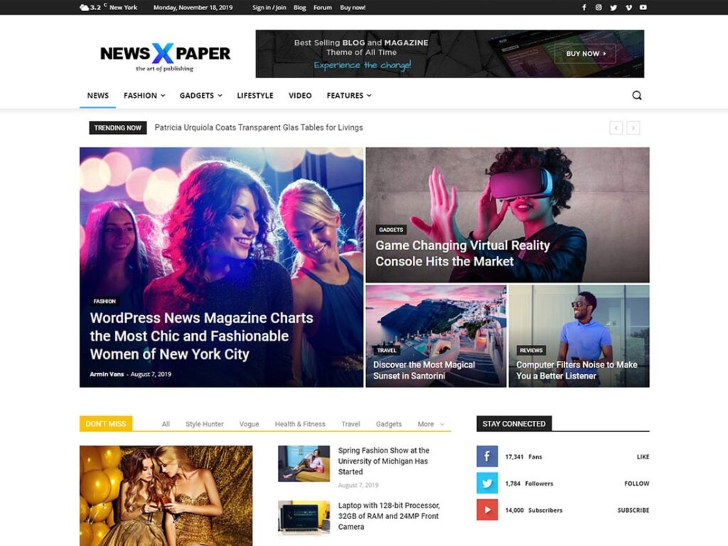 Newspaper - News & WooCommerce WordPress Theme