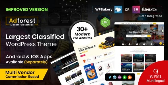 AdForest - Classified Ads WordPress Theme
