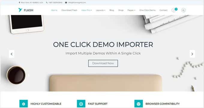 flash WordPress theme