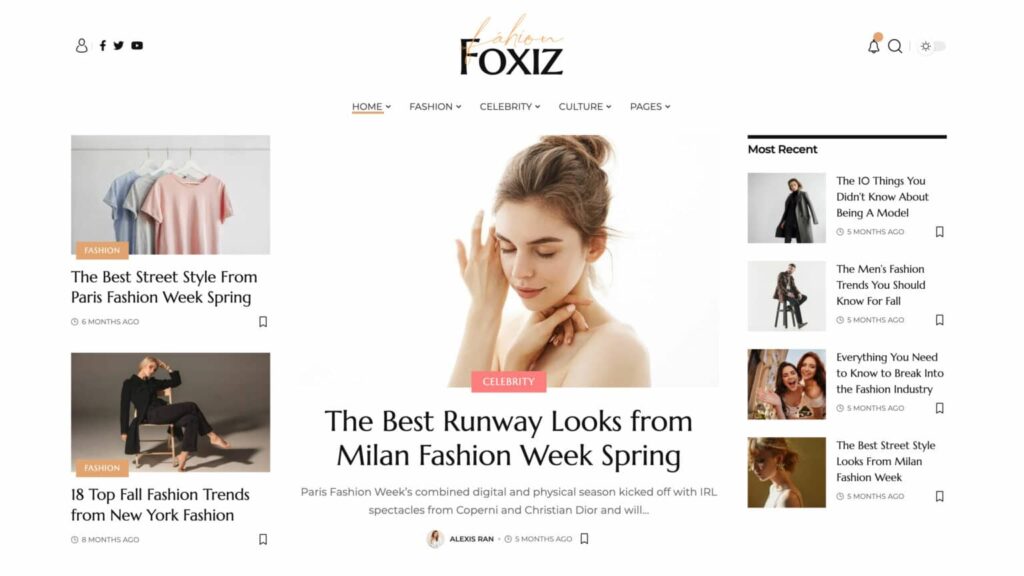 Foxiz - WordPress Newspaper News and Magazine