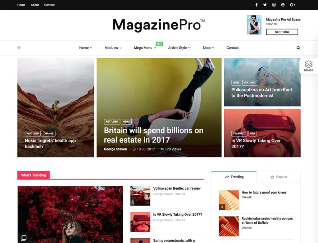 Magplus WordPress Theme