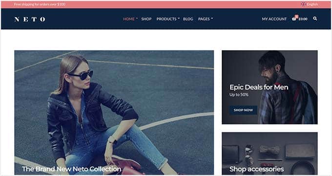 neto WordPress Theme