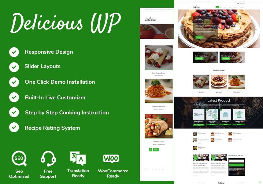 theme banner image design delicious wp